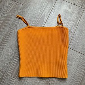 Aritzia Babaton Tank Top In orange